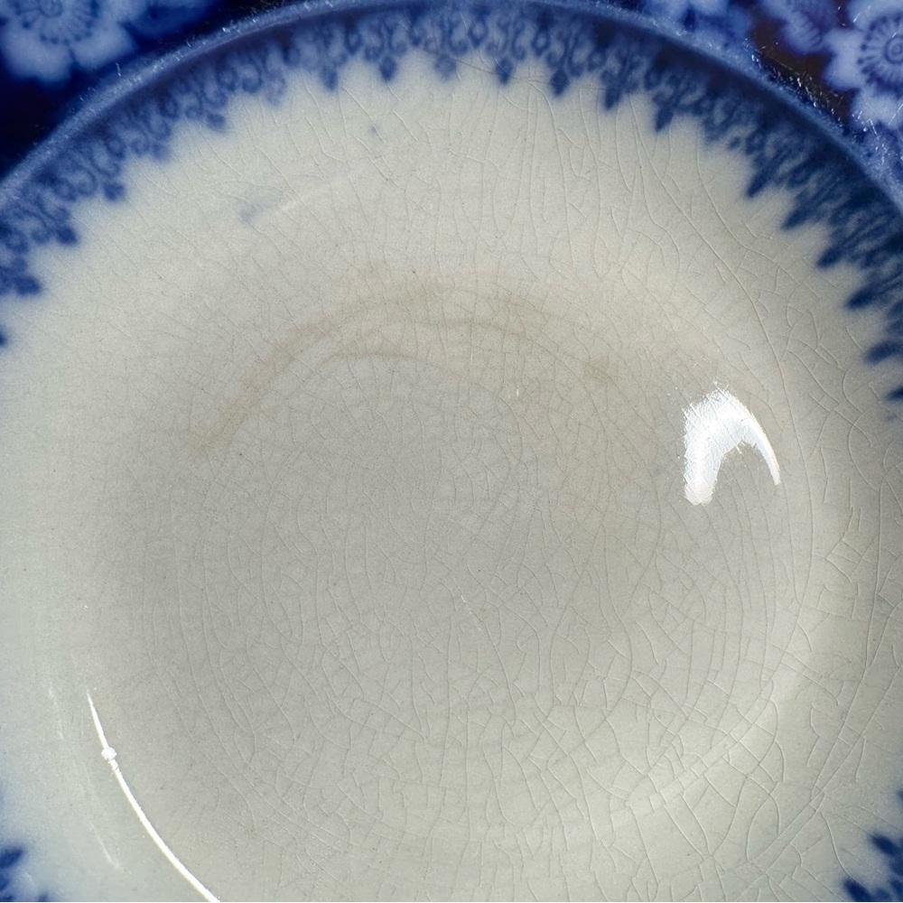 Vintage 9” Grace (Flow Blue) Luncheon Plate By Grindley - Picture 4 of 7